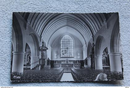 Cpsm 1986, Ancenis, intérieur de l'église, Loire atlantique 44