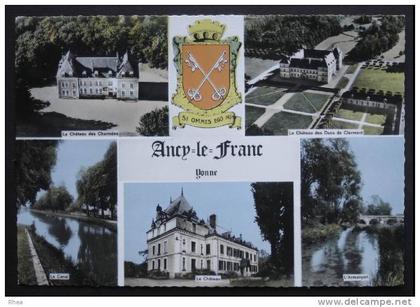 89 Ancy-le-Franc multi vue blason chateau    D89D  K89005K  C89005C RH036707