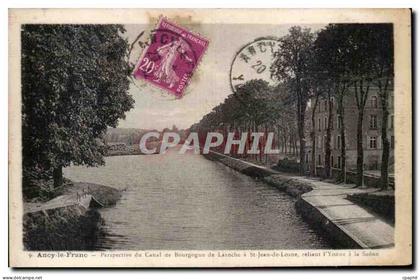 Ancy le Franc - Perspective du Canal - CPA