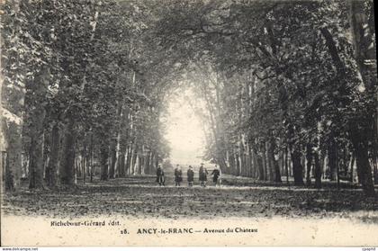 CPA Ancy Le Franc Avenue Du Château