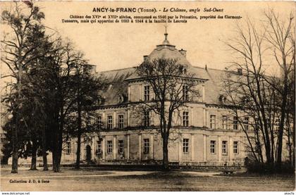 CPA Ancy-le-Franc - Le Chateau - Angle Sud-Ouest FRANCE (960620)