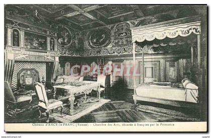 CPA Chateau d Ancy le Franc Chambre des Arts decoree a Fresques par le Primarice