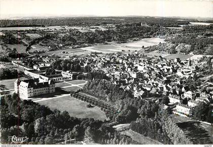 CPM Ancy le Franc Yonne Vue aerienne et le Chateau des Ducs de Clermont Tonnerre
