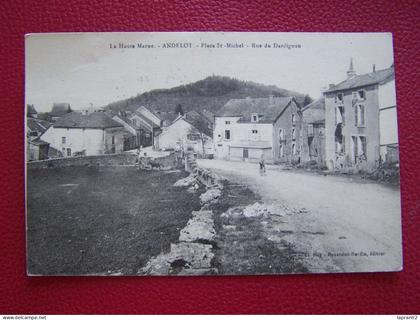 ANDELOT. HAUTE MARNE. ANDELOT-BLANCHEVILLE. PLACE SAINT-MICHEL. RUE DU DARDIGNAN.  9695T....