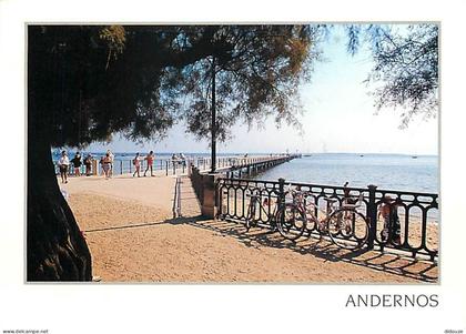 33 - Andernos les Bains - La jetée promenade - Flamme Postale de Andernos les Bains - Bassin d'Arcachon - CPM - Voir Sca