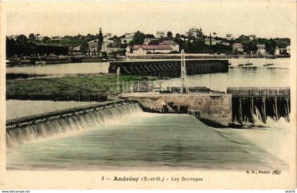 CPA ANDRESY - Les Barrages (246914)