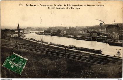 CPA ANDRESY Panorama sur la Vallee (1412473)