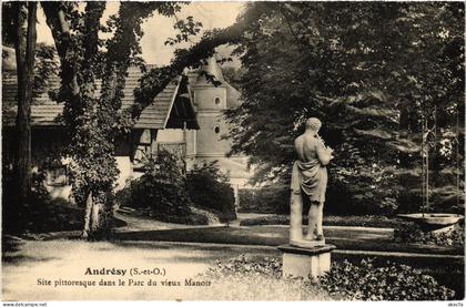 CPA ANDRESY Parc du Vieux Manoir (1412471)