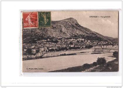 30 ANDUZE Vue Générale, ed Puget, 1918