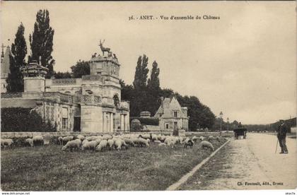CPA ANET - Vue d'ensemble du Chateau (33493)