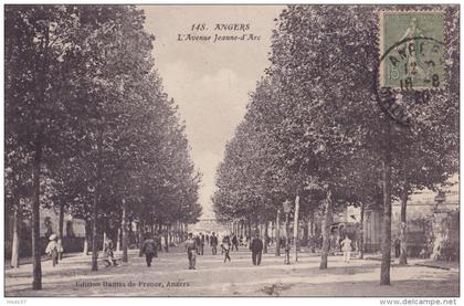 Angers - L'Avenue Jeanne-d'Arc