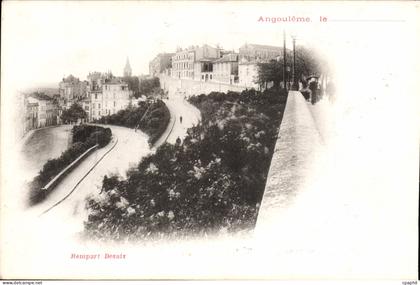 CPA Angouleme Rempart Desaix