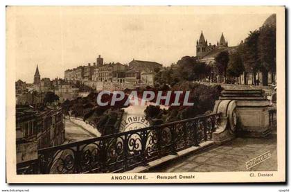 CPA Angouleme Rempart Desaix