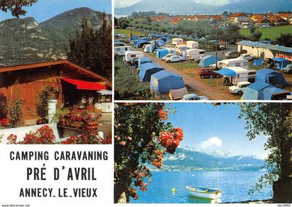 ANNECY-le-VIEUX - Camping Caravaning Pré d'Avril - Sur les bords du Lac