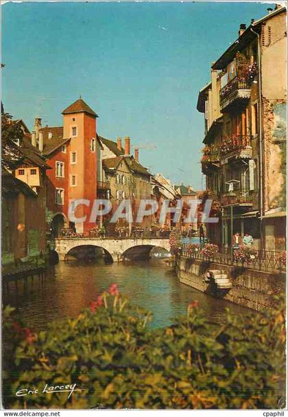 CPM Le Vieil Annecy Canal du Thiou et Pont Morens