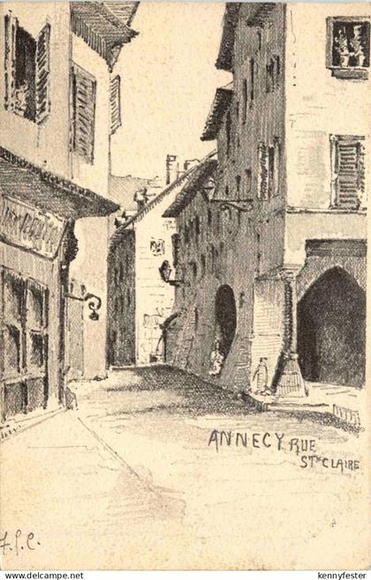 Annecy Künstlerkarte