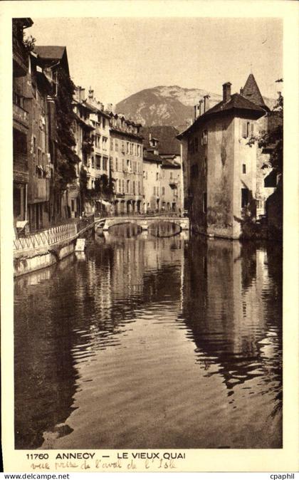 CPA Annecy Le Vieux Quai