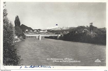 CPSM Annemasse L'Arve au Pont d'Etrembières