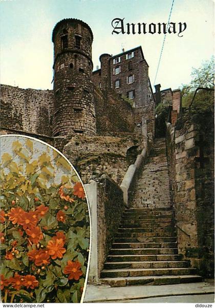 07 - Annonay - Vieilles pierres - Fleurs - CPM - Voir Scans Recto-Verso