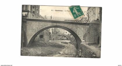 Carte Postale Ancienne de ANNONAY-le pont