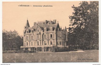 CPA - ANNONAY (Ardèche) - "Déomas" (Château)