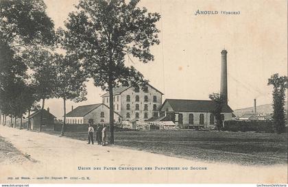 FRANCE - Anould - Usine Pâtes Chimiques - Papeteries Souches - animé - CPA