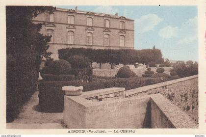 ANSOUIS (Vaucluse): Le Château