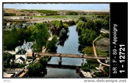 89 Appoigny - 6. APPOIGNY (Yonne) Le pont et les bords de l'Yonne - pont - pont l'yonne - cps /  D89D  K89024K  C89013C