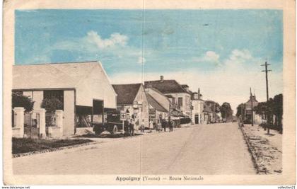 APPOIGNY .... ROUTE NATIONALE