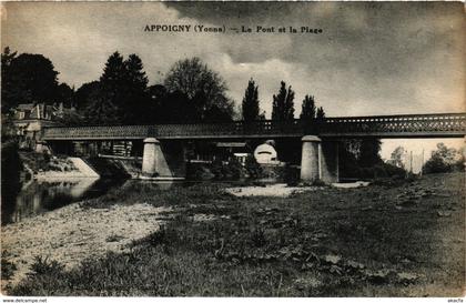CPA Appoigny - Le Pont et la Plage FRANCE (960630)