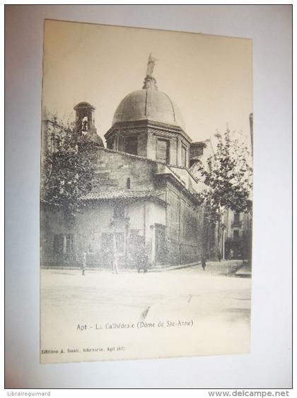 4afx - CPA - APT - la cathédrale ( dôme de ste Anne ) - [84] - Vaucluse -