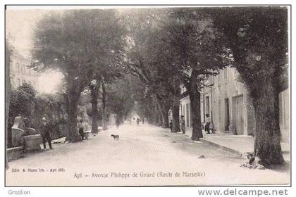 APT AVENUE PHILIPPE DE GIRARD (ROUTE DE MARSEILLE) ANIMATION