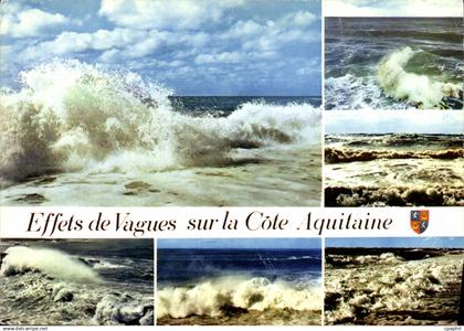 CPM Effets de Vagues sur la Cote Aquitaine