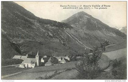 65 -HAUTES  PYRENEES - Aragnouet - haute vallée d'aure - vue générale