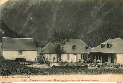 aragnouet * vue sur l'hôtel du touring club , à Fabian
