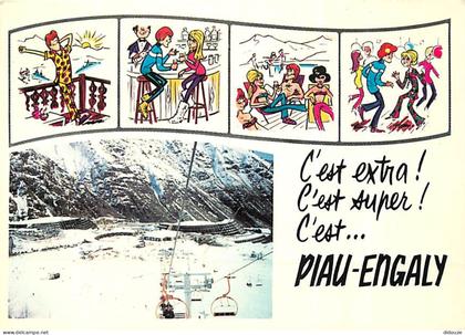 Carte Postale - 65 - Aragnouet Piau Engaly - Multivues - Illustrations - Téléphérique - CPM - Voir Scans Recto-Verso - P