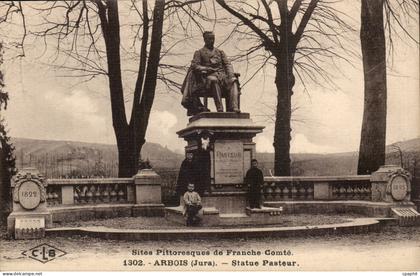 Arbois - Statue Pasteur - Enfants - CPA