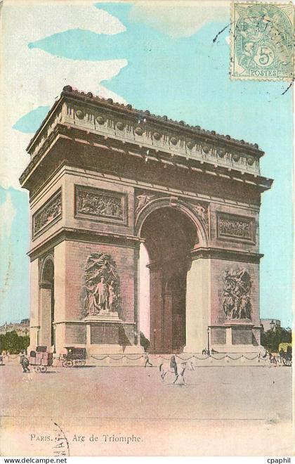 CPA Paris Arc de Triomphe