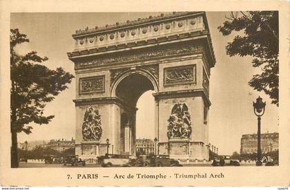 CPA Paris Arc de Triomphe