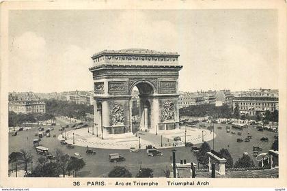 CPA Paris Arc de Triomphe