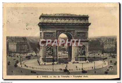 CPA Paris Arc de Triomphe