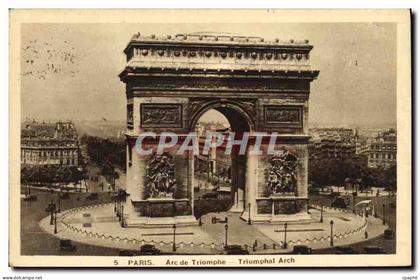 CPA Paris Arc de Triomphe