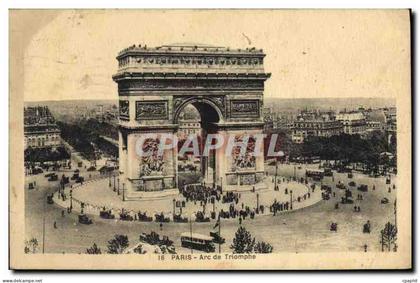CPA Paris Arc de Triomphe