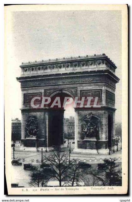CPA Paris Arc de Triomphe
