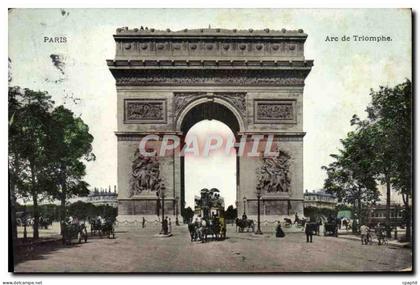 CPA Paris Arc de Triomphe