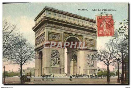 CPA Paris Arc De Triomphe