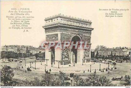 CPA Paris Arc de Triomphe de l'Etoile