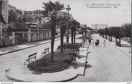 Arcachon - Le Boulevard Promenade