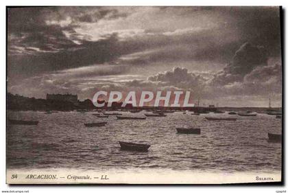 CPA Arcachon Crepuscule