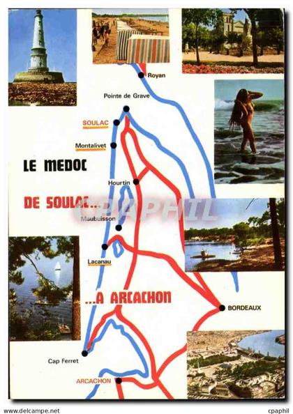 CPM La Cote Aquitaine De Soulac a Arcachon
